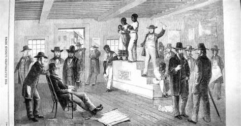 Slave Auction in Richmond Virginia 1861
